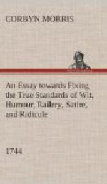 An Essay towards Fixing the True Standards of Wit, Humour, Railery, Satire, and Ridicule (1744) by 