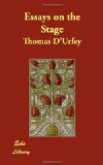 Essays on the Stage by Thomas d'Urfey