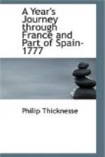 A Year's Journey through France and Part of Spain, 1777 by Philip Thicknesse