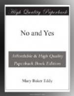 No and Yes by Mary Baker Eddy