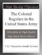 The Colored Regulars in the United States Army by 