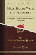 Half-hours with the Telescope by Richard Anthony Proctor