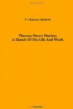 Thomas Henry Huxley; A Sketch Of His Life And Work by 