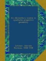 An Elementary Course in Synthetic Projective Geometry by 