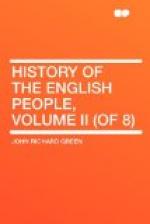 History of the English People, Volume II (of 8) by John Richard Green