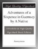 Adventures of a Sixpence in Guernsey by A Native by 