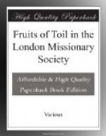 Fruits of Toil in the London Missionary Society by 