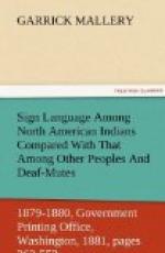 Sign Language Among North American Indians Compared With That Among Other Peoples And Deaf-Mutes by 