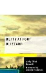 Betty at Fort Blizzard by Molly Elliot Seawell