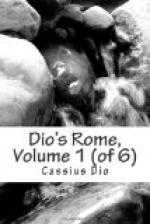 Dio's Rome, Volume 1 (of 6) by Dio Cassius