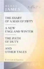 The Diary of a Man of Fifty by Henry James