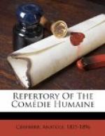 Repertory of the Comedie Humaine by 
