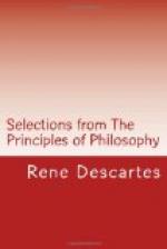 The Selections from the Principles of Philosophy by René Descartes