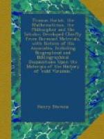 Thomas Hariot, the Mathematician, the Philosopher and the Scholar by Henry Stevens