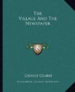 The Village and the Newspaper by George Crabbe