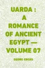 Uarda : a Romance of Ancient Egypt — Volume 07 by Georg Ebers