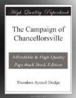 The Campaign of Chancellorsville by Theodore Ayrault Dodge