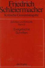 Schleiermacher is the "Father of Modern Christianity".  Discuss. by 