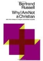 Rebuttal of Bertrand Russell's: Why I Am Not a Christian by 