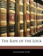 Literary Analysis of "The Rape of the Lock" by Alexander Pope