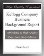 Kelloggs : a Corporate Success
