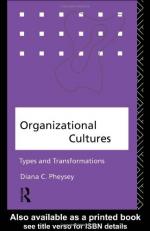 Types of Organizational Cultures