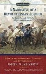 A Narrative of Some of the Adventures, Dangers, and Sufferings of a Revolutionary Soldier by Joseph Plumb Martin by 