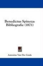 Spinoza, Baruch by 