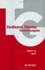 Tönnies, Ferdinand by 