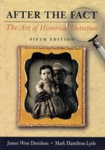 After the Fact: The Art of Historical Detection by Jams Wst Davidson