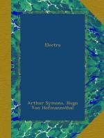 Electra by Hugo von Hofmannsthal