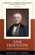 Sam Houston and the American Southwest by Randolph B. Campbell