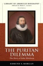 The Puritan Dilemma; the Story of John Winthrop by Edmund Morgan