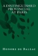 A Distinguished Provincial at Paris by Honoré de Balzac