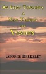 A Essay Towards a New Theory of Vision by George Berkeley