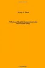 A History of English Romanticism in the Nineteenth Century by 