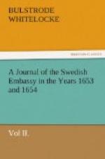 A Journal of the Swedish Embassy in the Years 1653 and 1654, Vol II. by Bulstrode Whitelocke