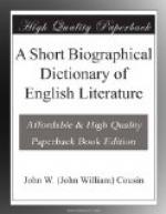 A Short Biographical Dictionary of English Literature by 