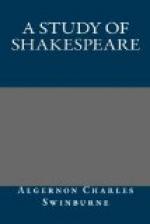 A Study of Shakespeare by Algernon Swinburne