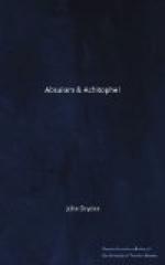 Absalom and Achitophel by 