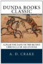 Alfgar the Dane or the Second Chronicle of Aescendune