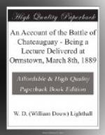 An Account of the Battle of Chateauguay by 