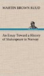 An Essay Toward a History of Shakespeare in Norway by 