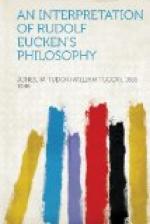 An Interpretation of Rudolf Eucken's Philosophy by 