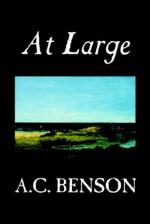 At Large by A. C. Benson