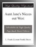 Aunt Jane's Nieces out West by L. Frank Baum