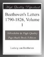 Beethoven's Letters 1790-1826, Volume 1 by Ludwig van Beethoven