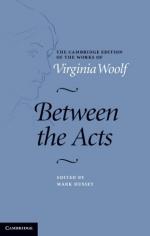 Between the Acts by Virginia Woolf