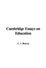 Cambridge Essays on Education by 