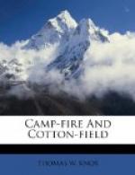 Camp-Fire and Cotton-Field by Thomas W. Knox